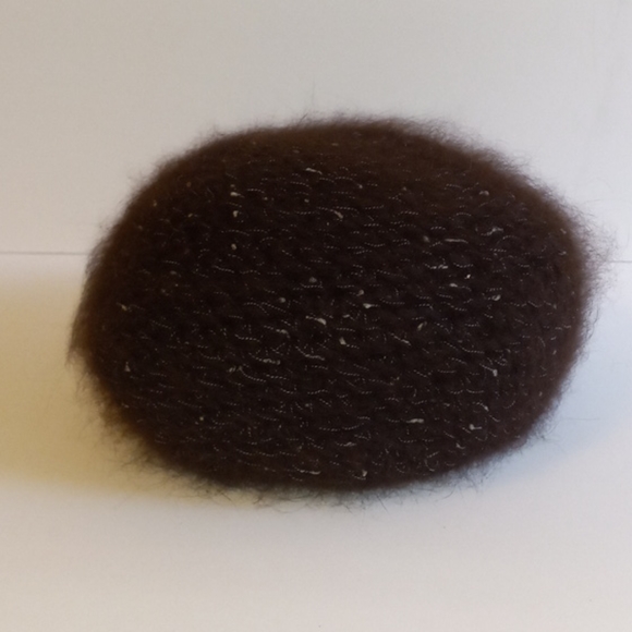Fuzzy Angora knit hat - Picture 2 of 4